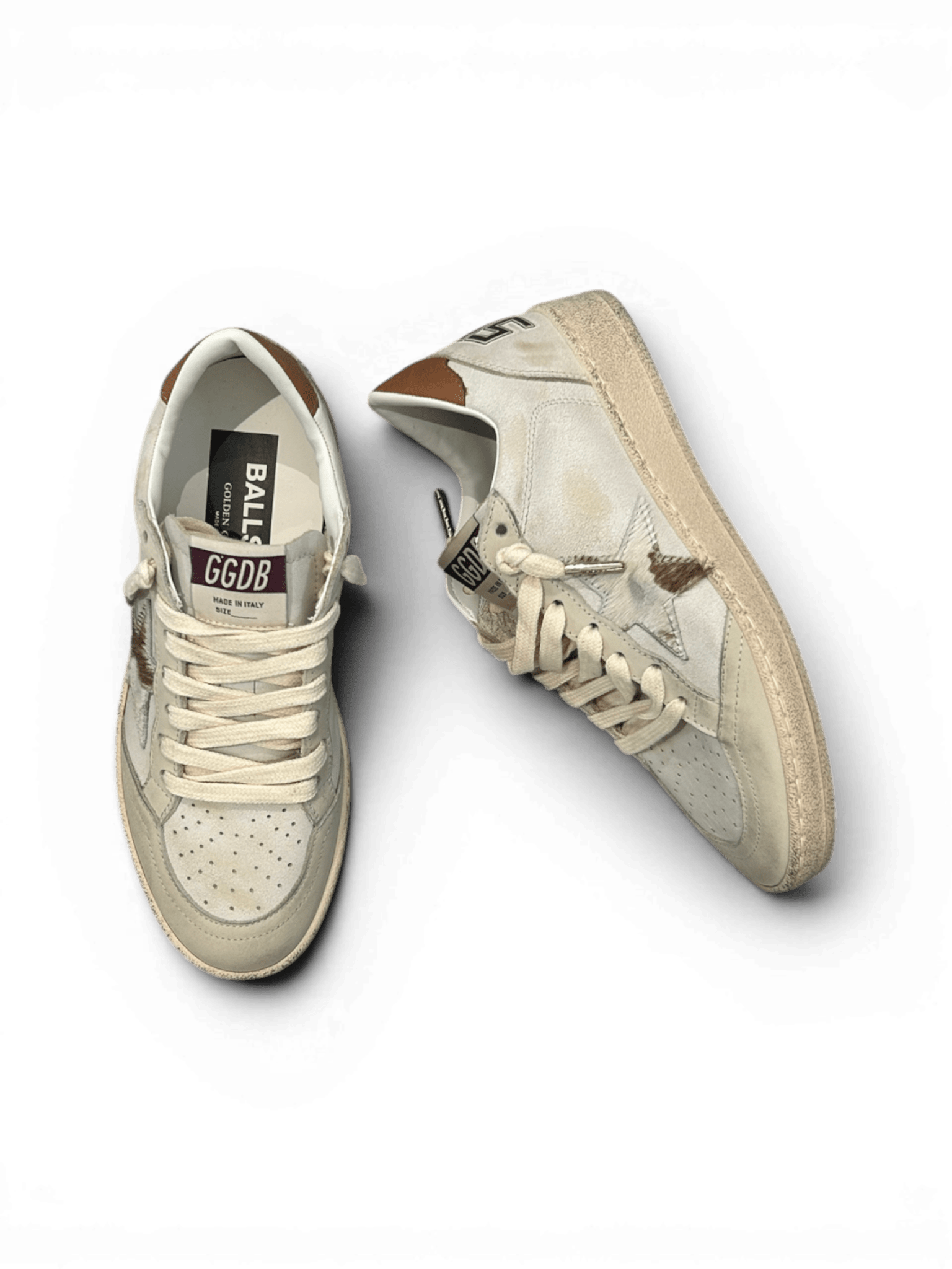Golden Goose Ball-Star White With Pony Star