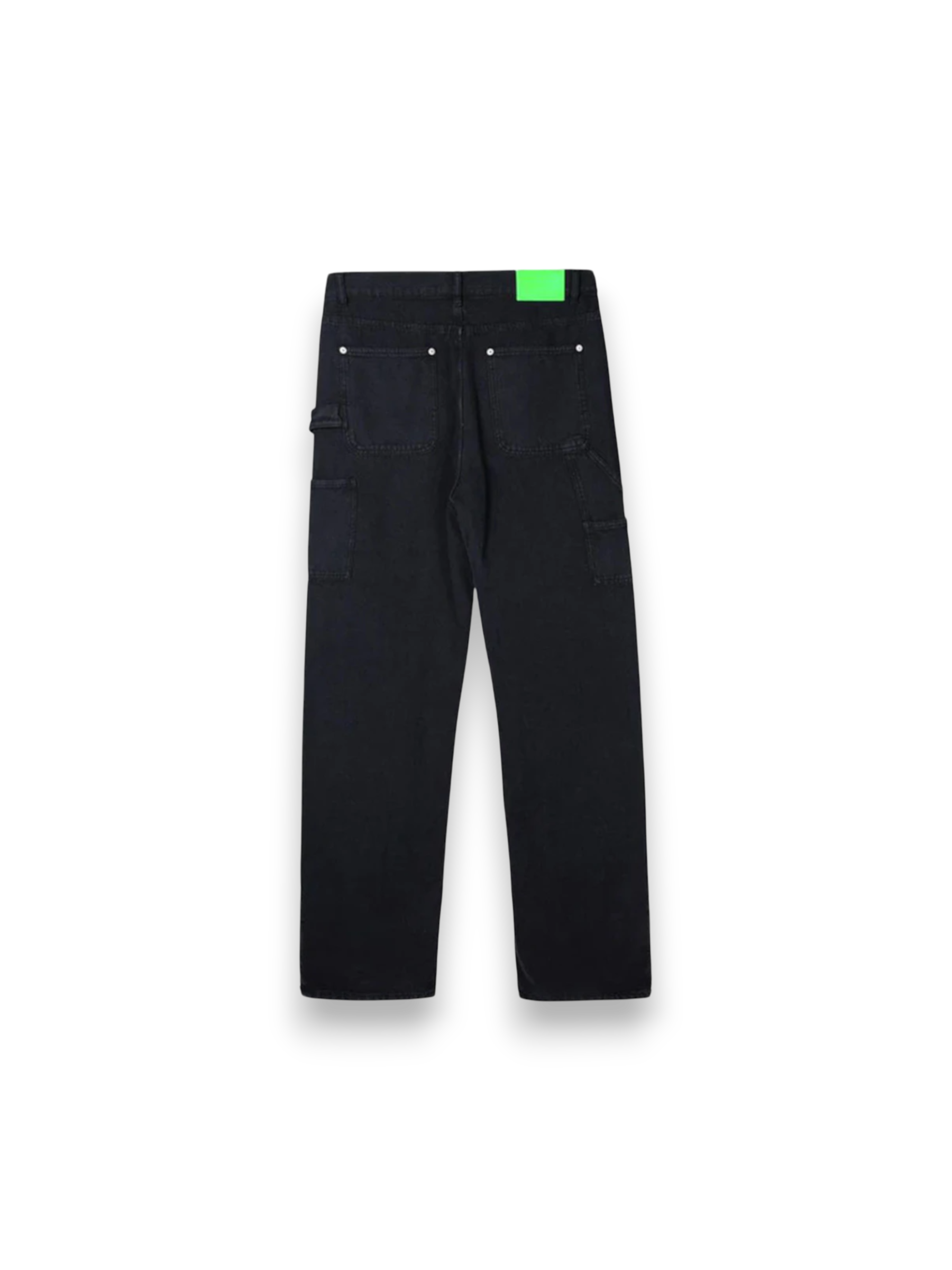 Garment Workshop Double-Knee Carpenter Jeans Washed Black