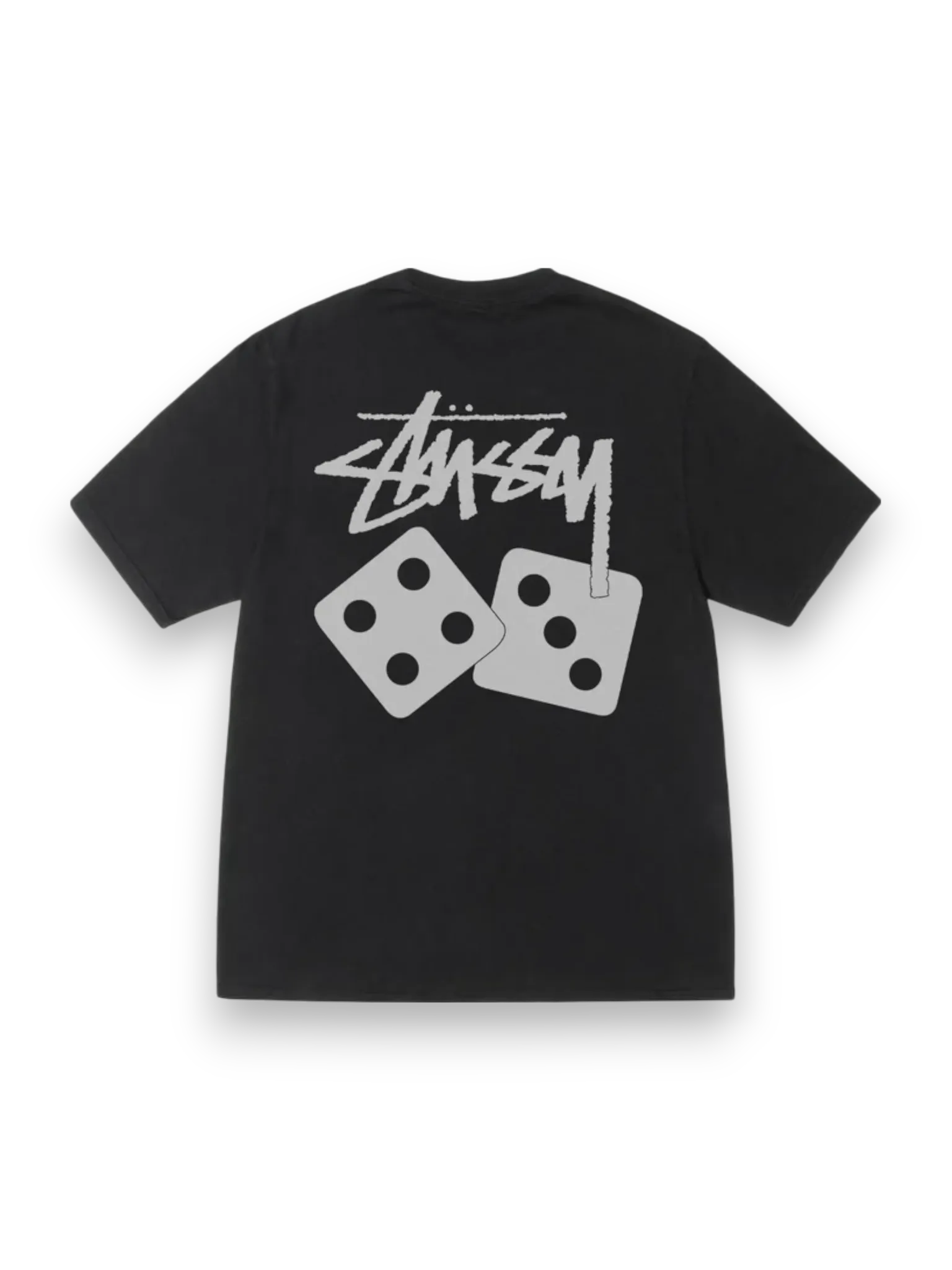 Stussy Dice Pigment Dyed Tee Black