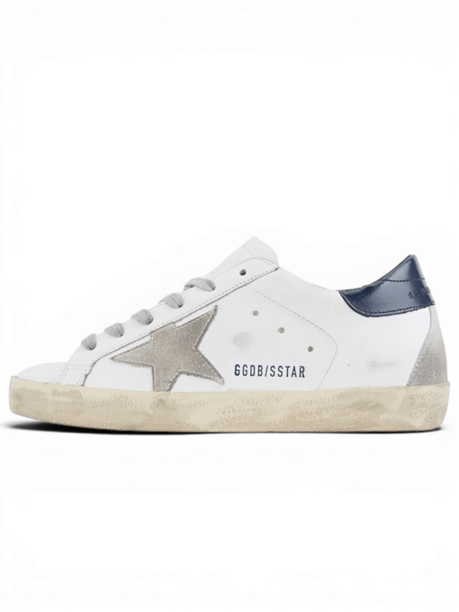 Golden Goose Super-Star Suede Star And Heel Night Blue