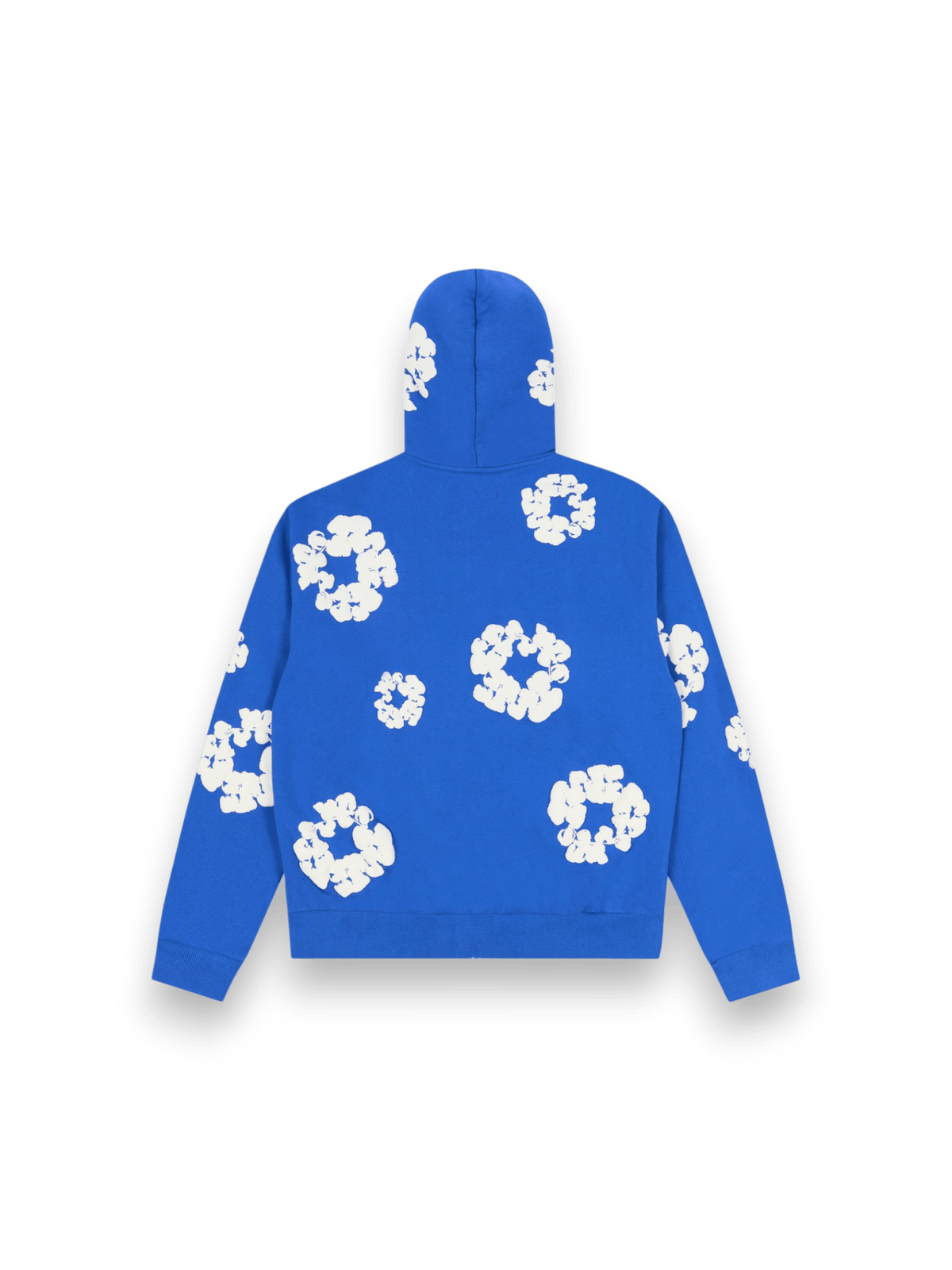 Denim Tears Cotton Wreath Zip Hoodie Blue