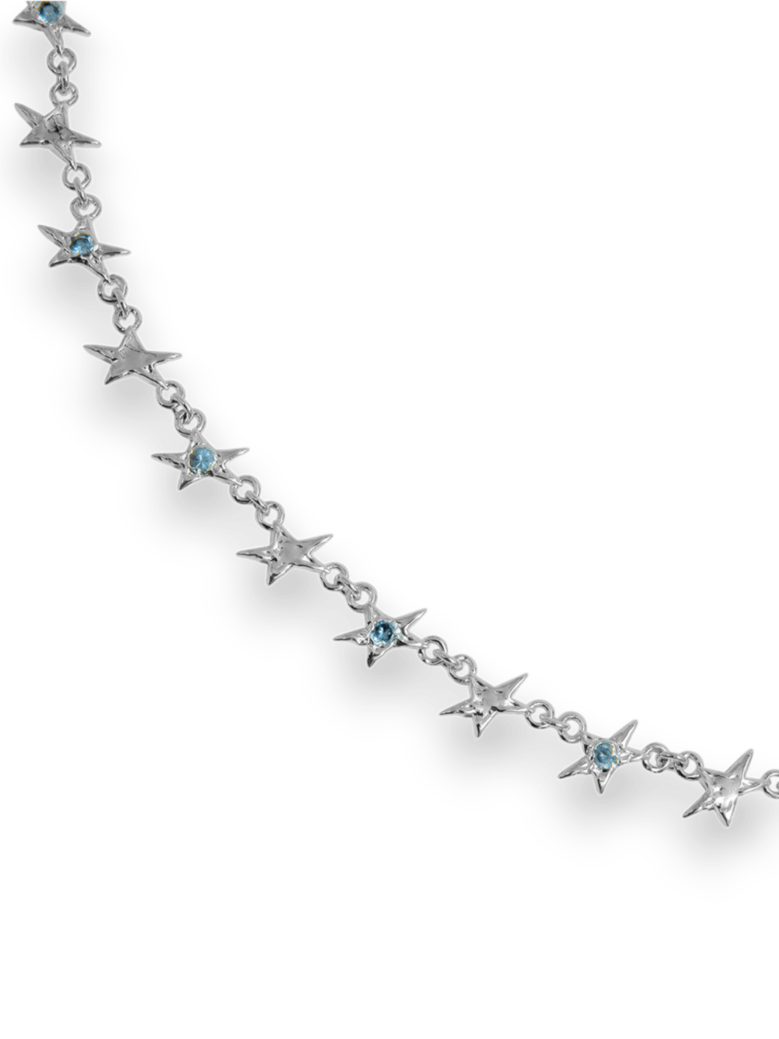 Twojeys Organic Blue Stone Star Necklace
