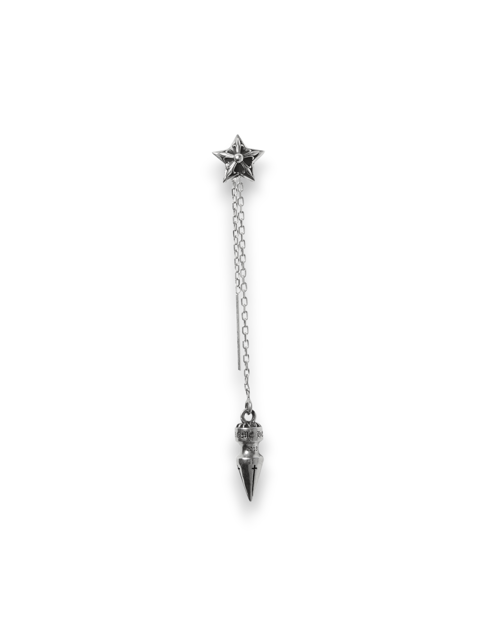 Chrome Hearts Chain Star Spike Silver