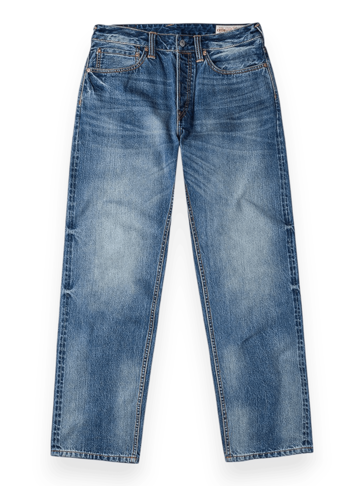 Evisu Yellow Daicock Print Regular Fit Jeans #2020