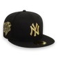 New Era New York Yankees Cooperstown Metallic Black 59FIFTY Fitted Cap