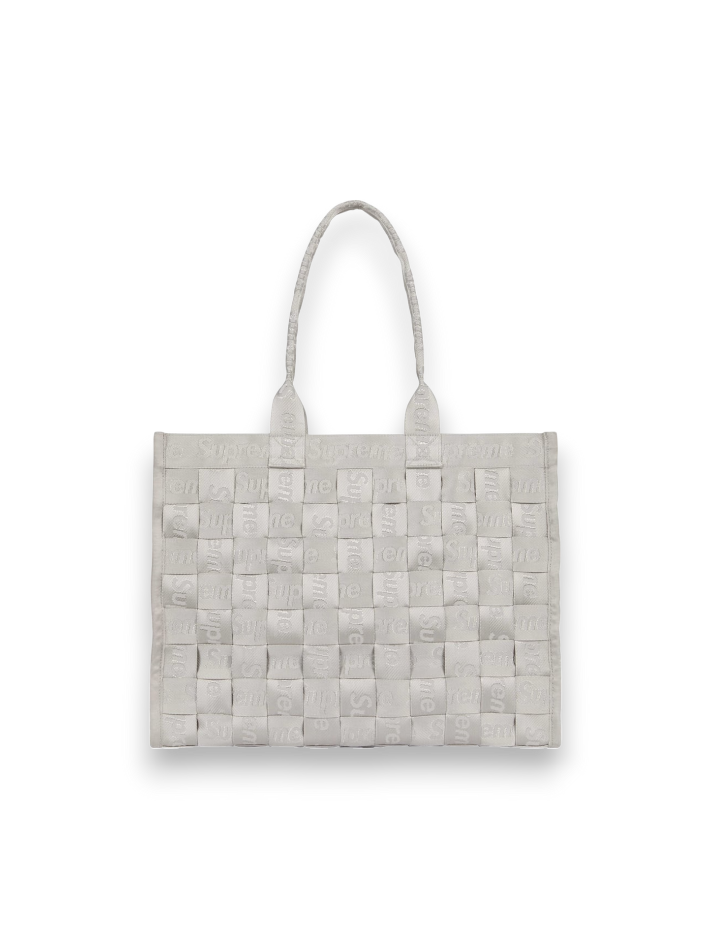 Supreme Woven Tote Grey