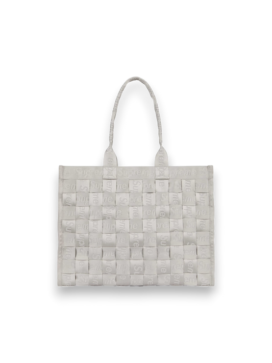 Supreme Woven Tote Grey