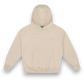 Garment Workshop Single Layer Hoodie With Embroidery Sand