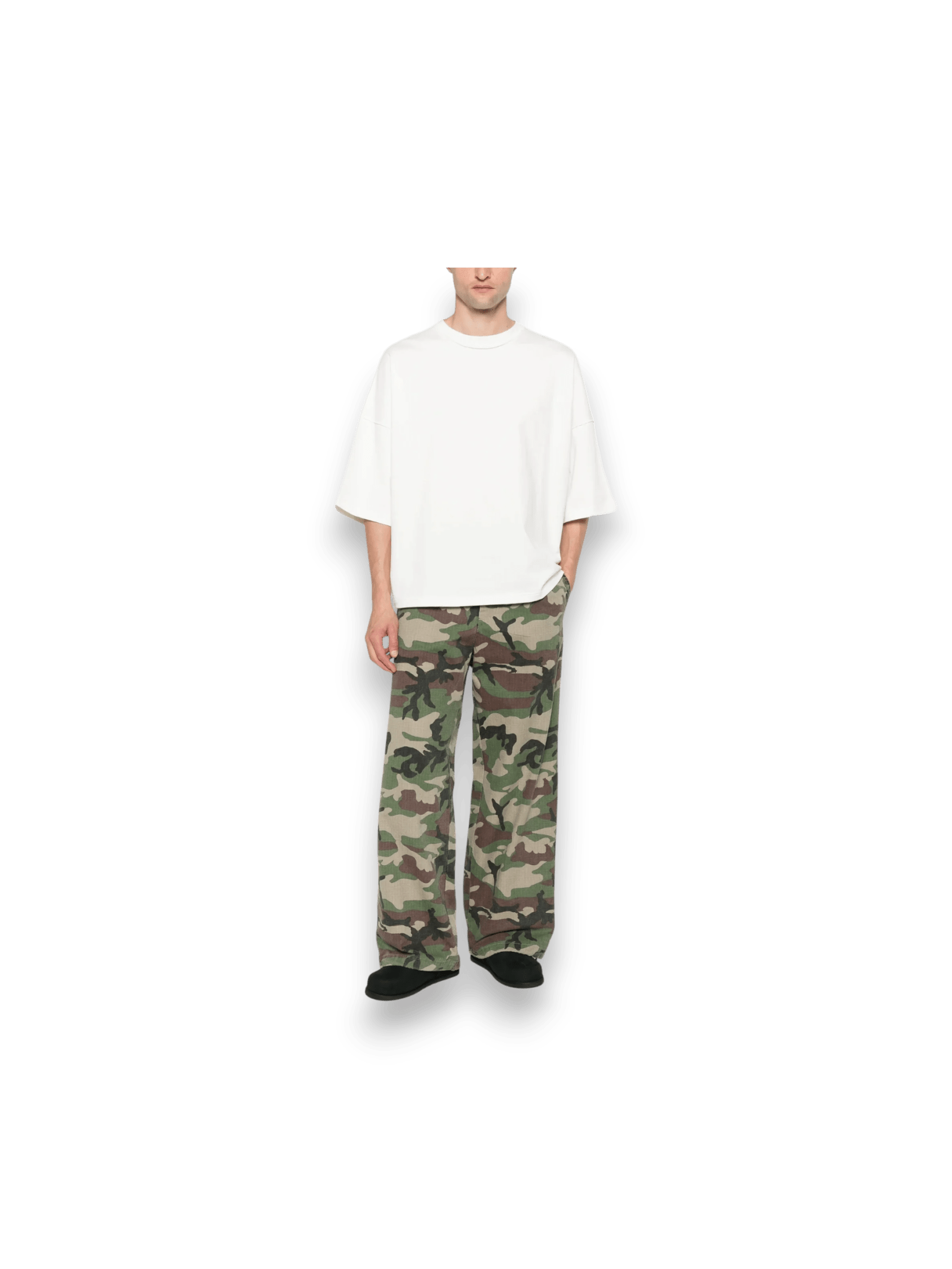 STAY HUMAN ON EARTH RIPSTOP SUPEROVER CARGO TROUSERS