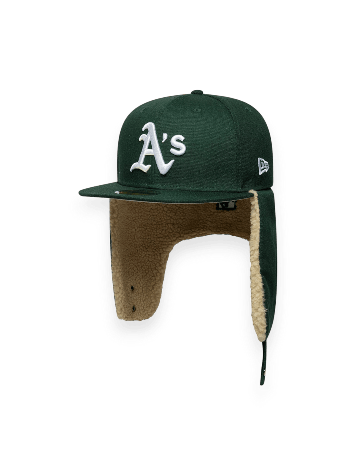 New Era Cap 59FIFTY Fitted Dogear Athletics MLB World Series Dark Green