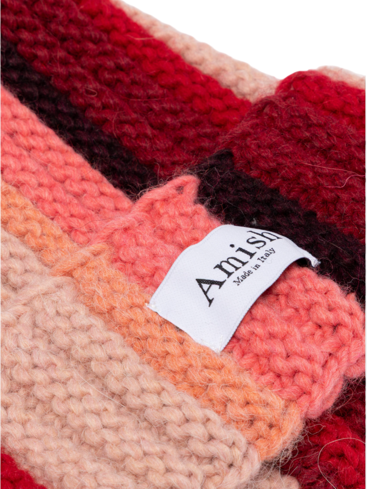 Amish Nomad Beanie Hat Pink Mix