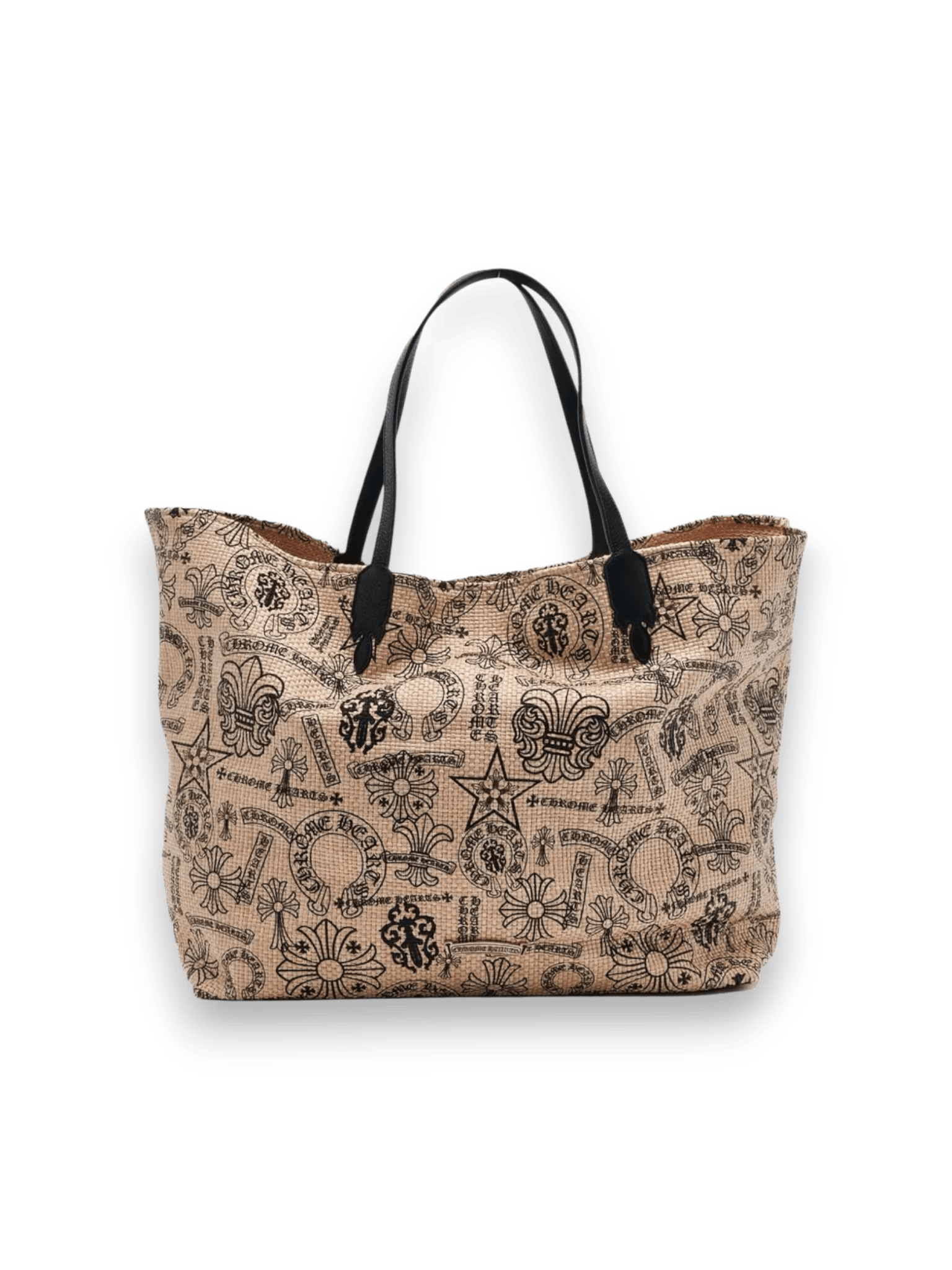 CHROME HEARTS STENCIL MONOGRAM CROSS BEACH BAG