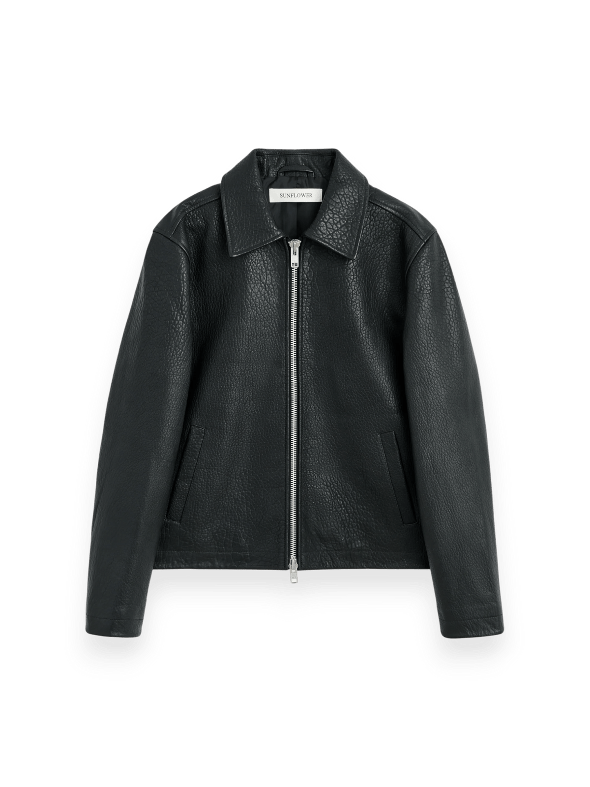 Sunflower Short Leather Jacket