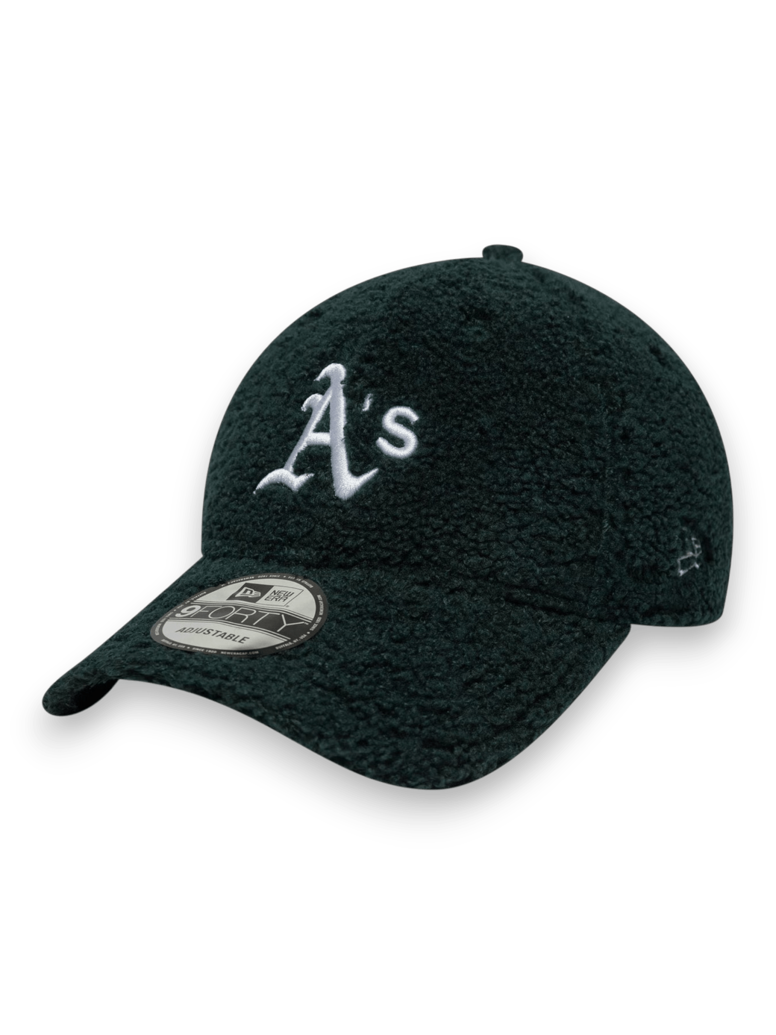 New Era 9FORTY Oakland Athletics MLB Winter Borg Verde Scuro