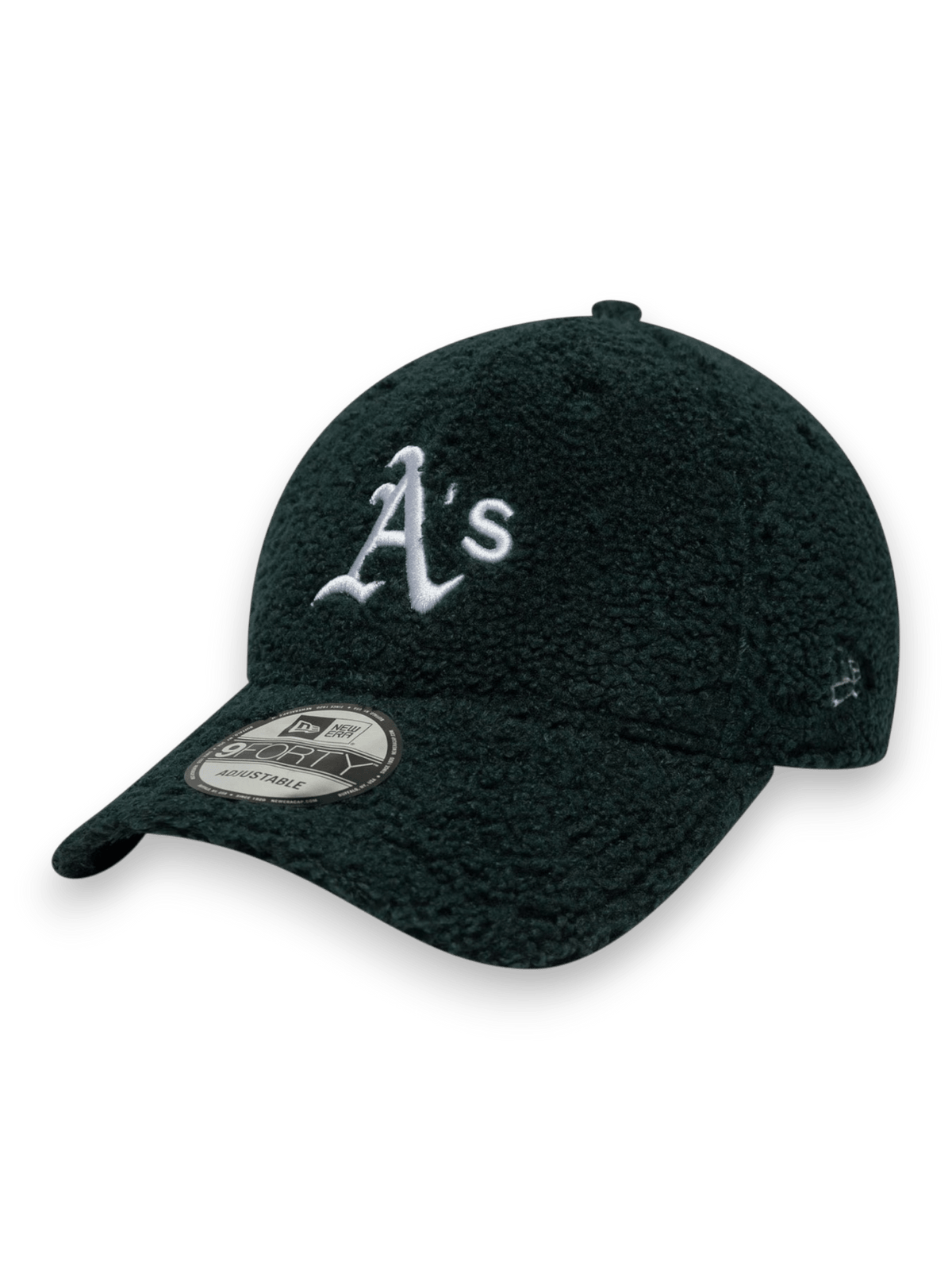 New Era 9FORTY Oakland Athletics MLB Winter Borg Verde Scuro