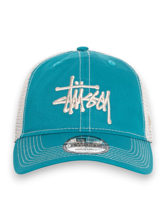 Stussy New Era 9Twenty Basic Trucker 'Teal'