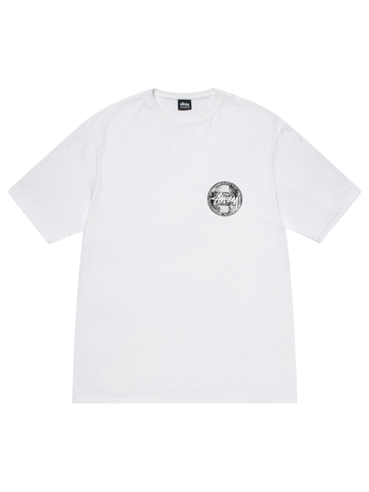 Stussy Dot Stamp Tee White