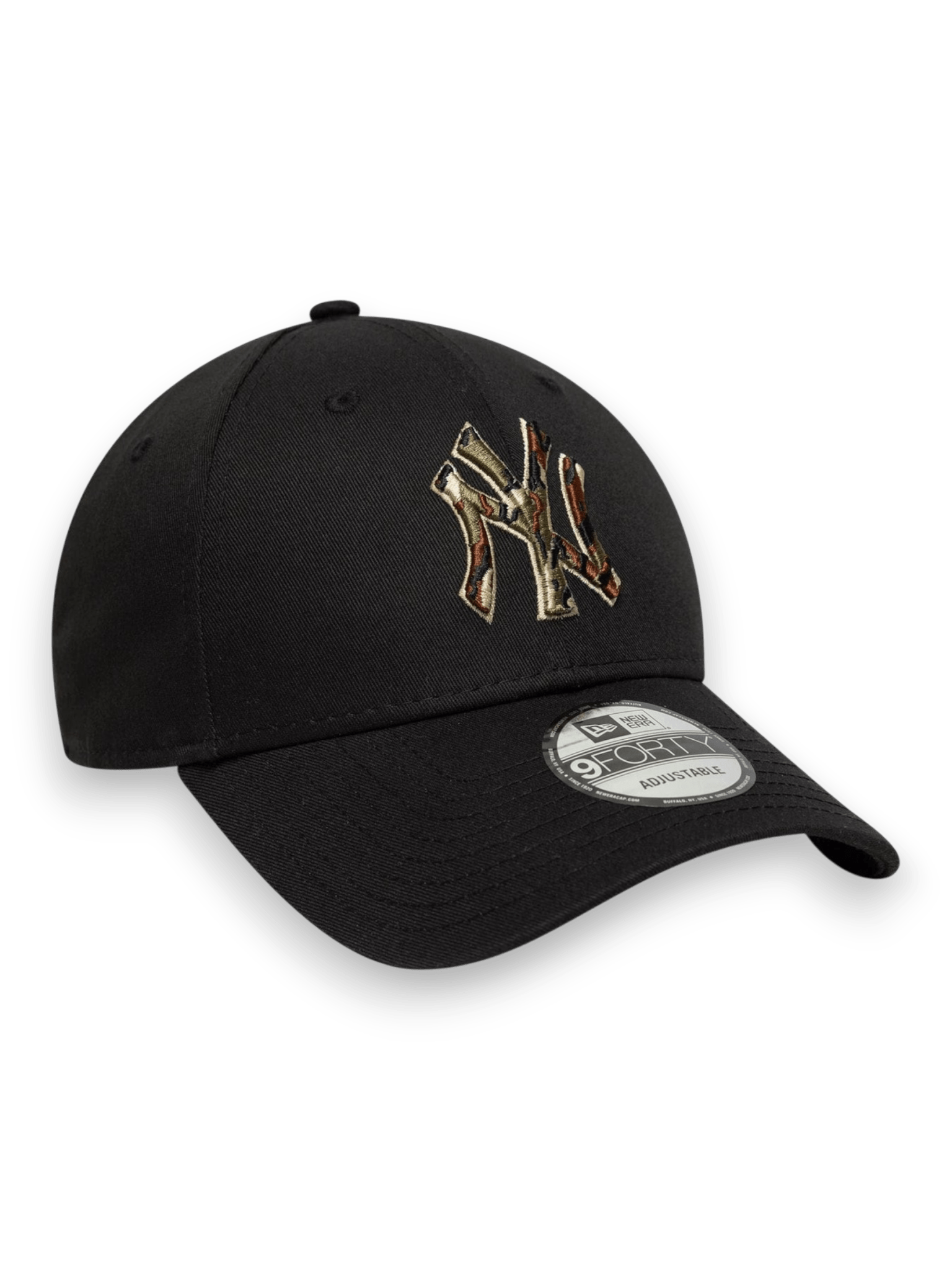 New Era 9FORTY New York Yankees MLB Outline Camo Black