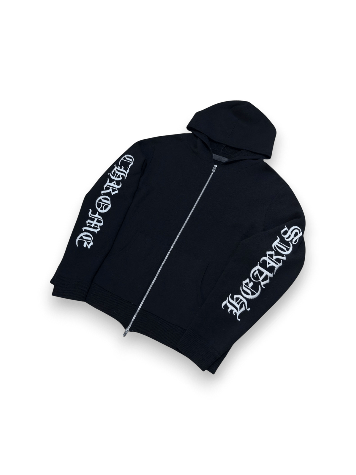 Chrome Hearts U LIFE SENTENCE Sleeve Logo Embroidered Cashmere