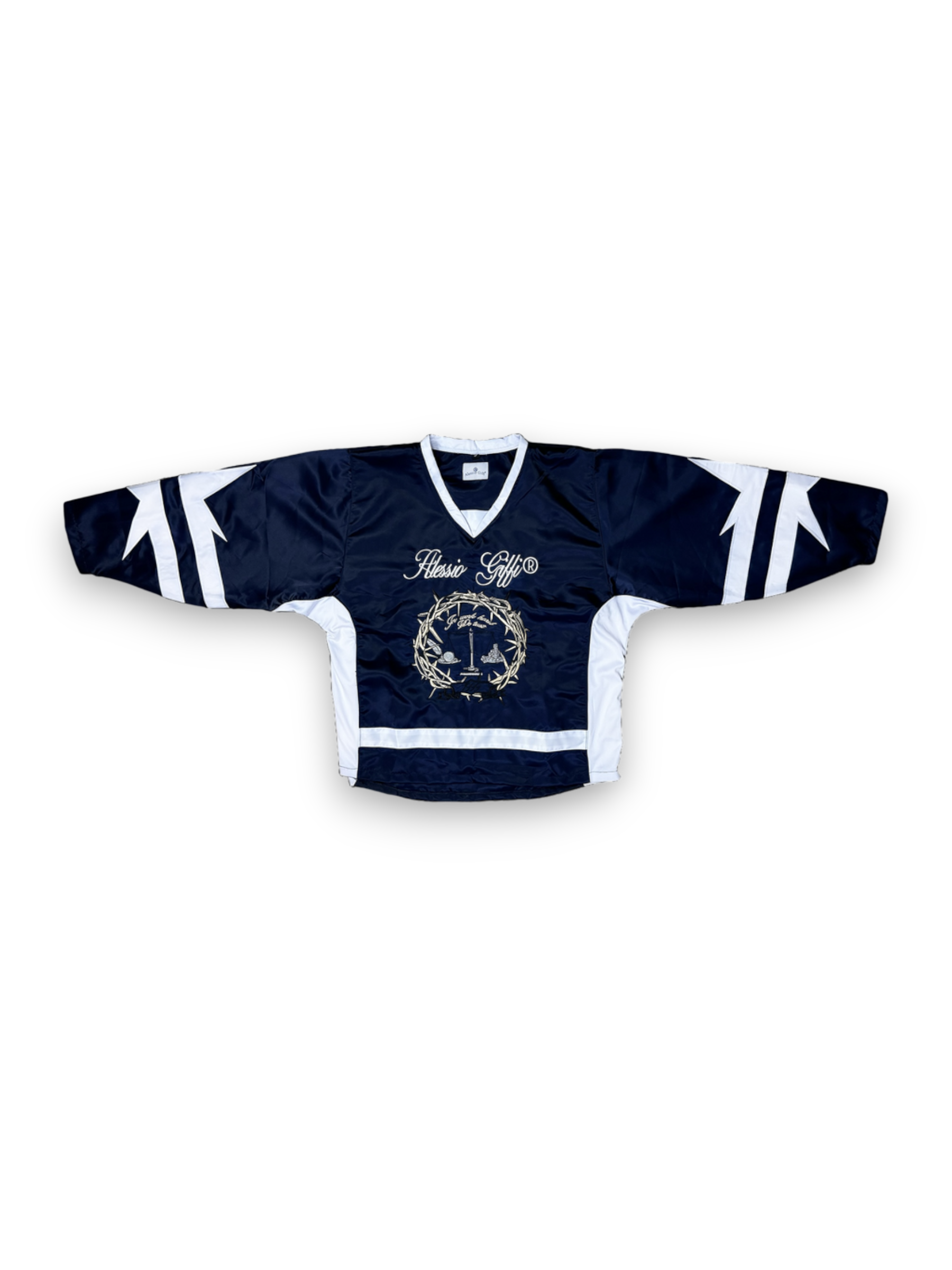 Alessio Giffi Work Hard Hockey Jersey Satin Blue