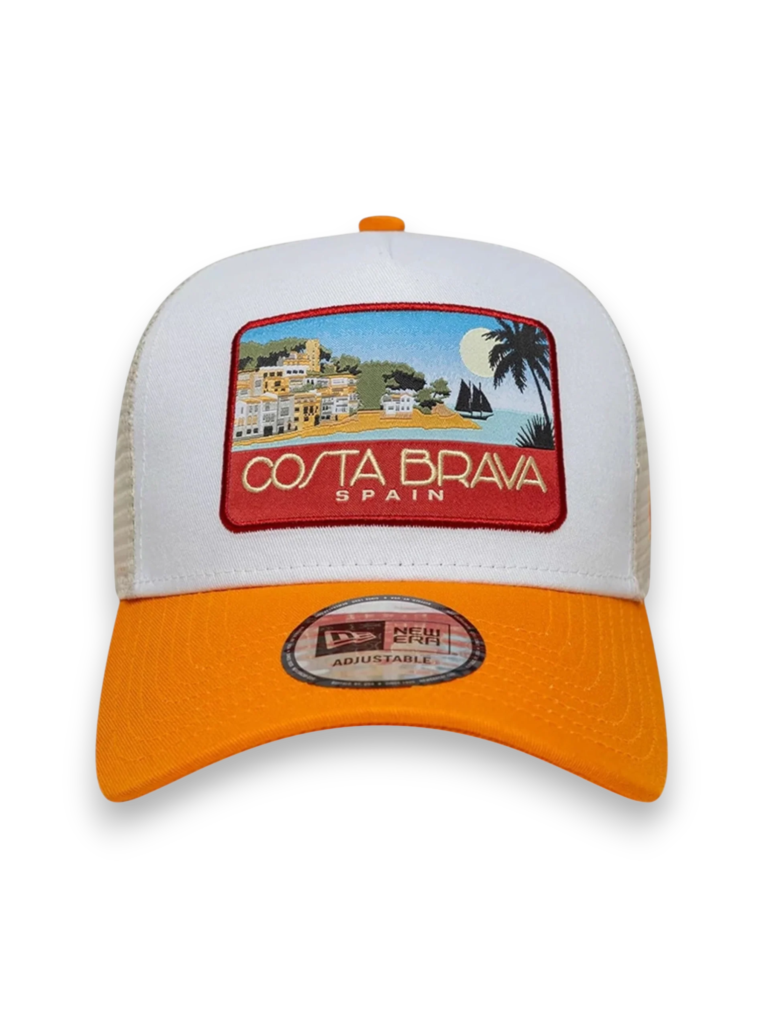 New Era Cappello Con Visiera 9Forty A-Frame Trucker Costa Brava Arancione