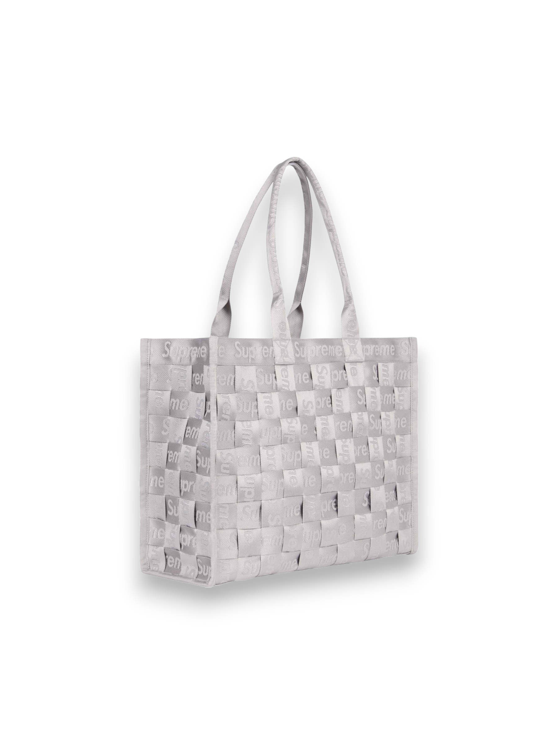 Supreme Woven Tote Grey