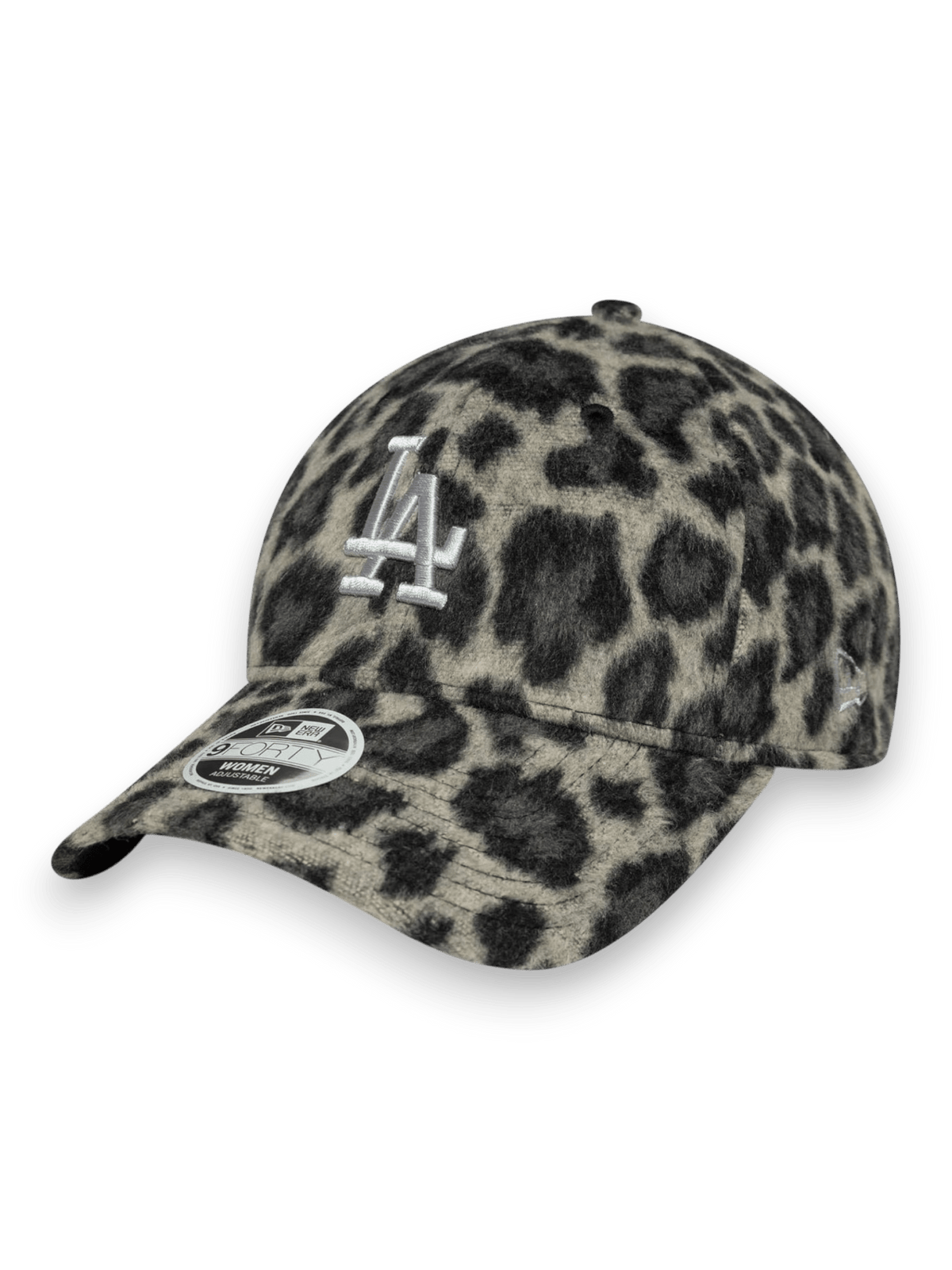 New Era 9FORTY LA Dodgers MLB Cosy Animal Grey Leopard