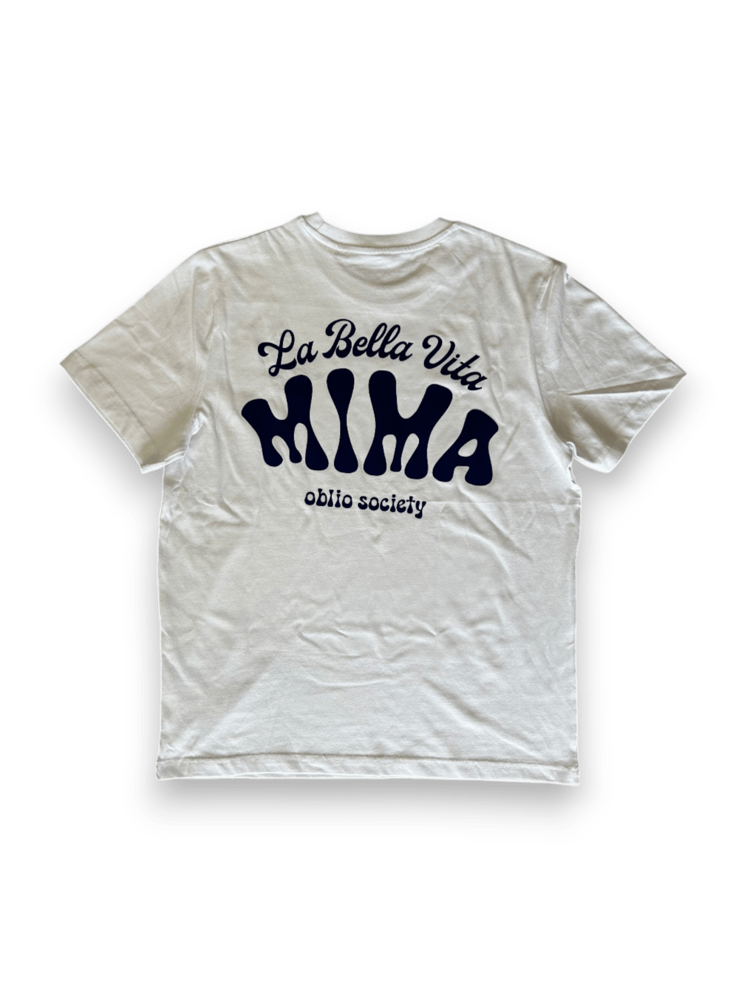 Oblio La Bella Vita Milano Marittima White Blue Tee