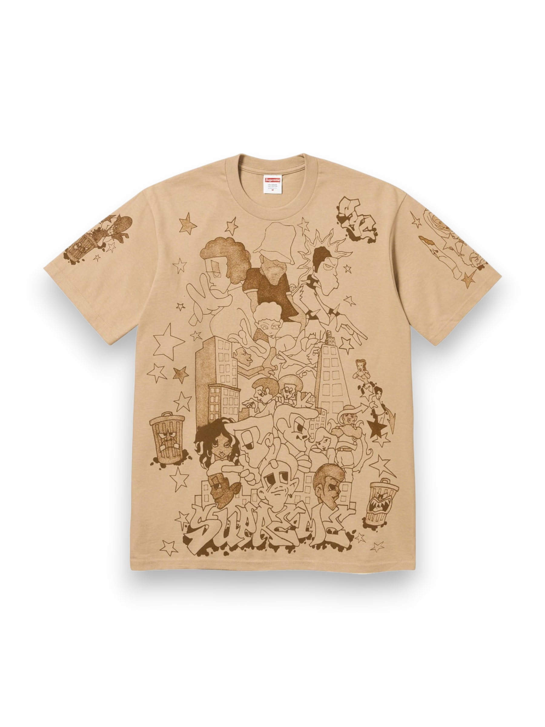 Supreme Downtown Tee Khaki