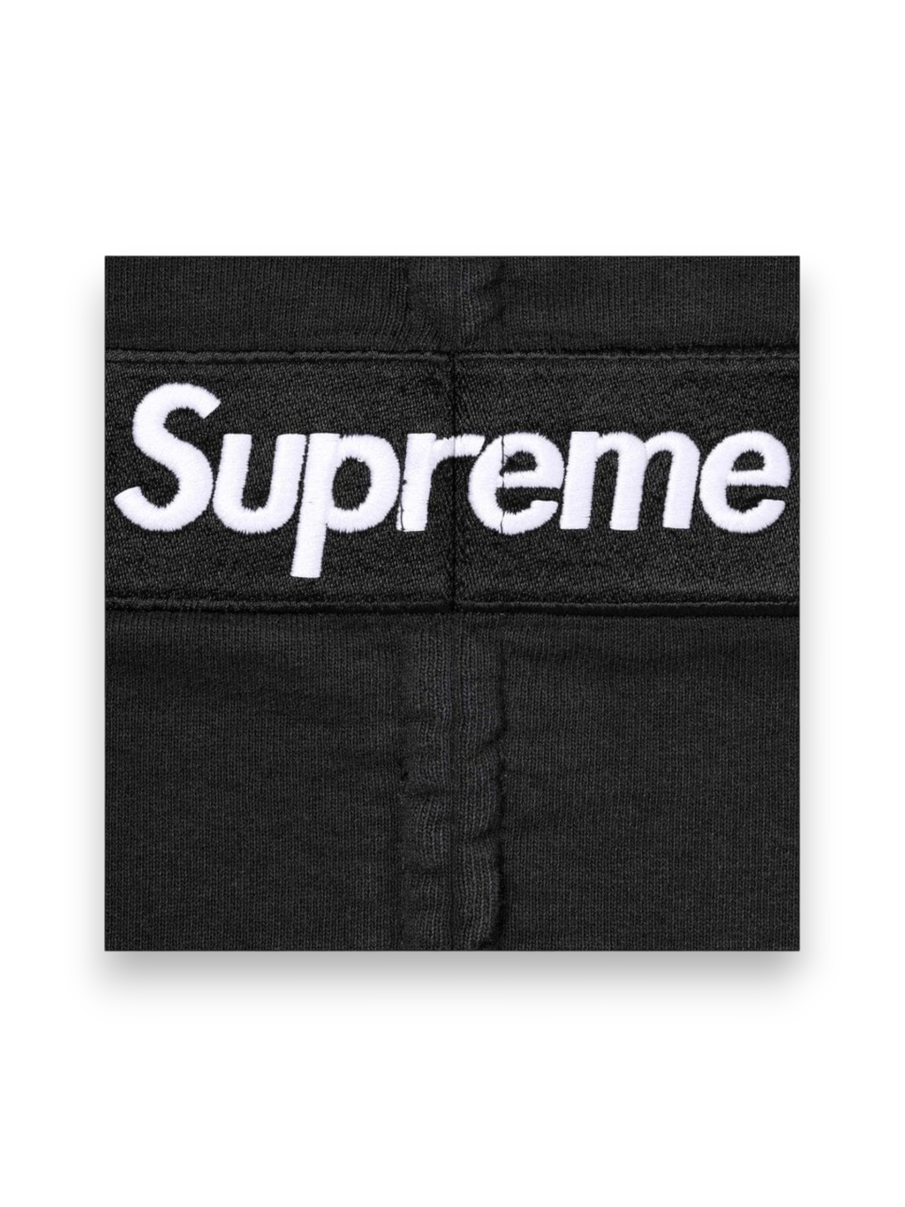 Supreme®/MM6 Maison Margiela Box Logo Zip Up Hooded Sweatshirt "Black" (SS26)