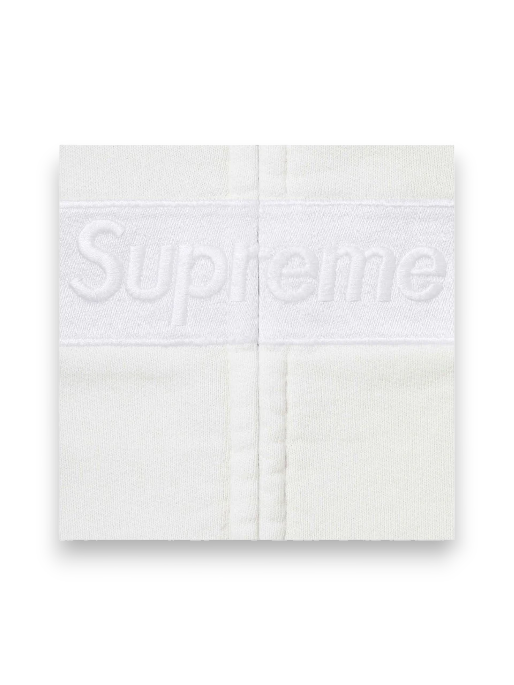 Supreme®/MM6 Maison Margiela Box Logo Zip Up Hooded Sweatshirt "White" (SS26)