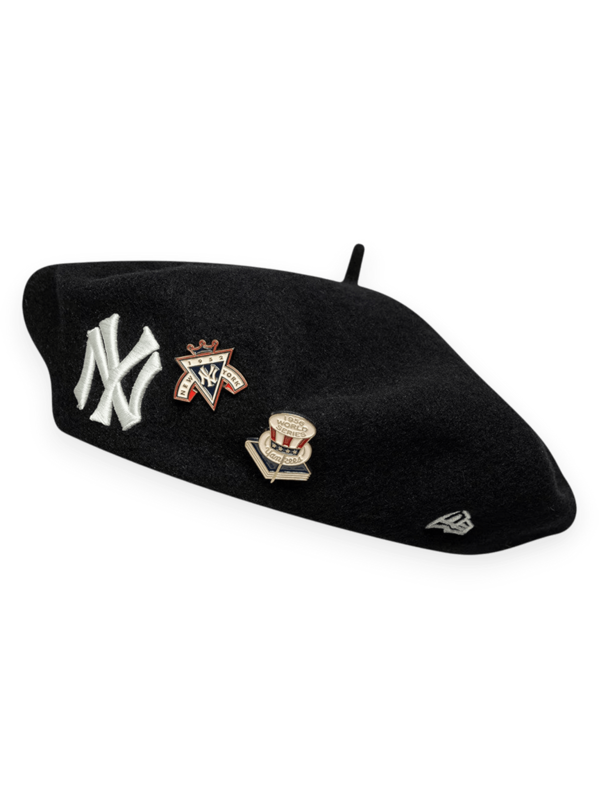 New Era Cap Beret New York Yankees MLB Cooperstown Pin Black