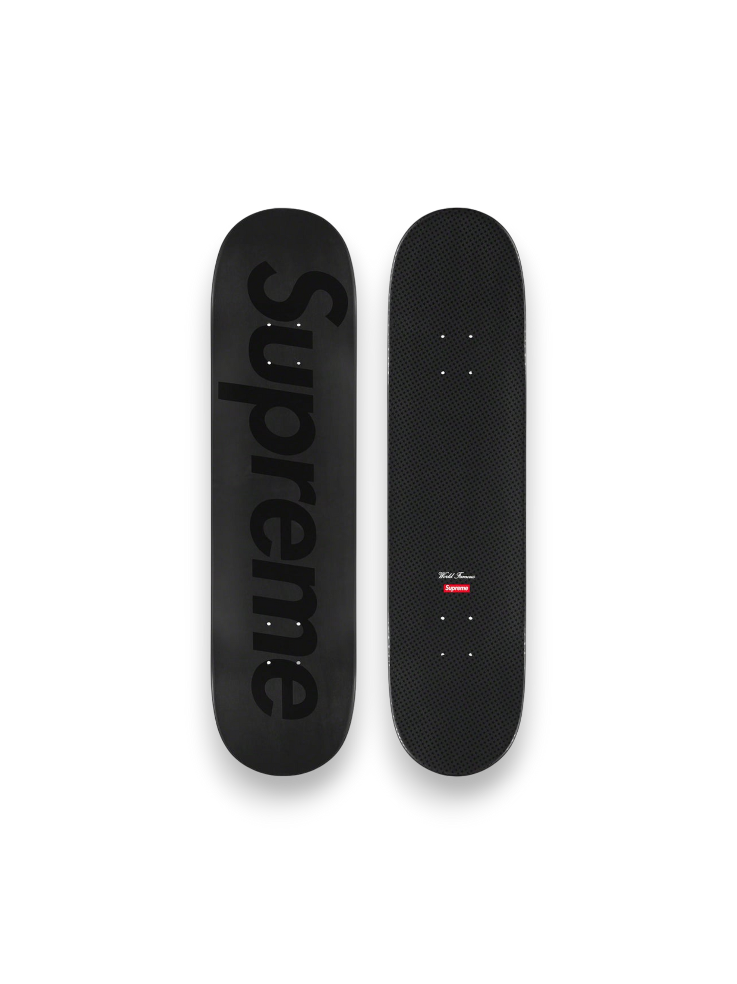 Supreme Tonal Box Logo Skateboard Deck Black