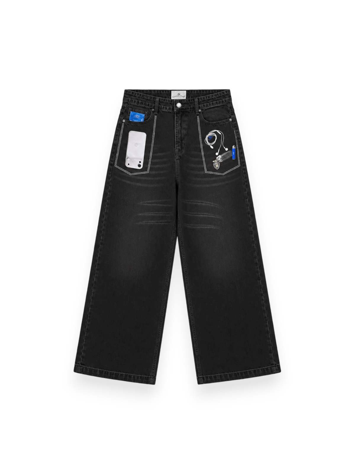 Alessio Giffi Jeans bootcut - X Ray Black