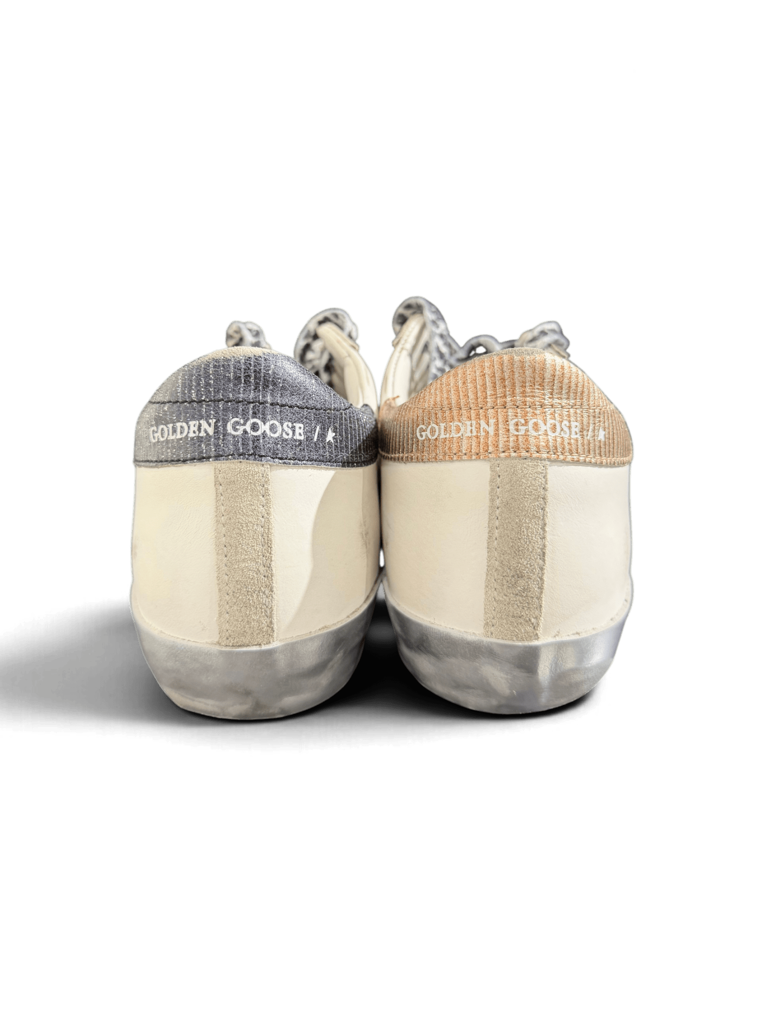 Golden Goose Super Star White Black Gold Love Live