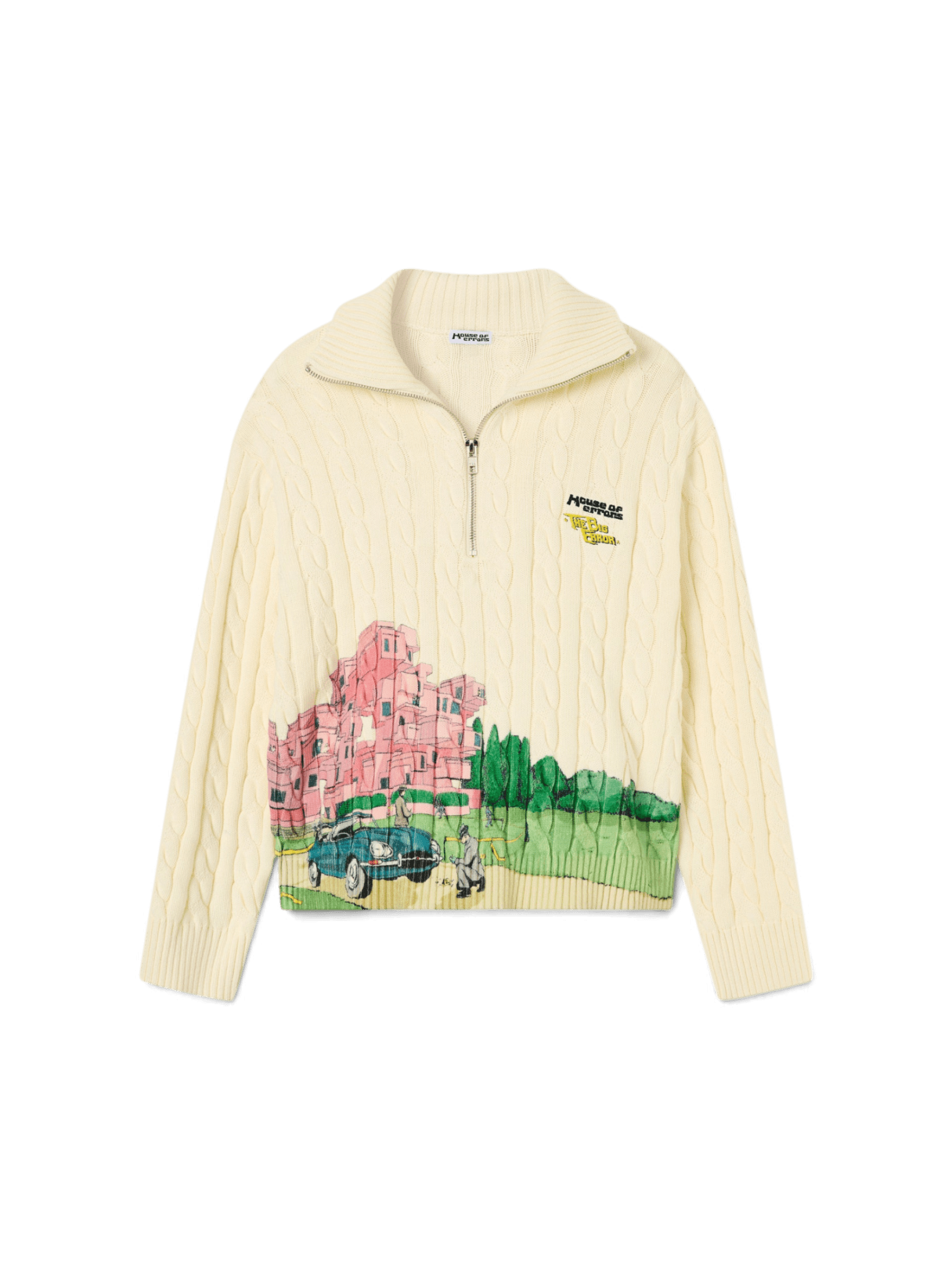 House Of Errors Crime Scene Cable Knit Sweater