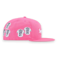 Supreme Jerseys Box Logo New Era Fitted Hat Pink