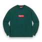 Supreme Box Logo Crewneck (FW22) Dark Pine