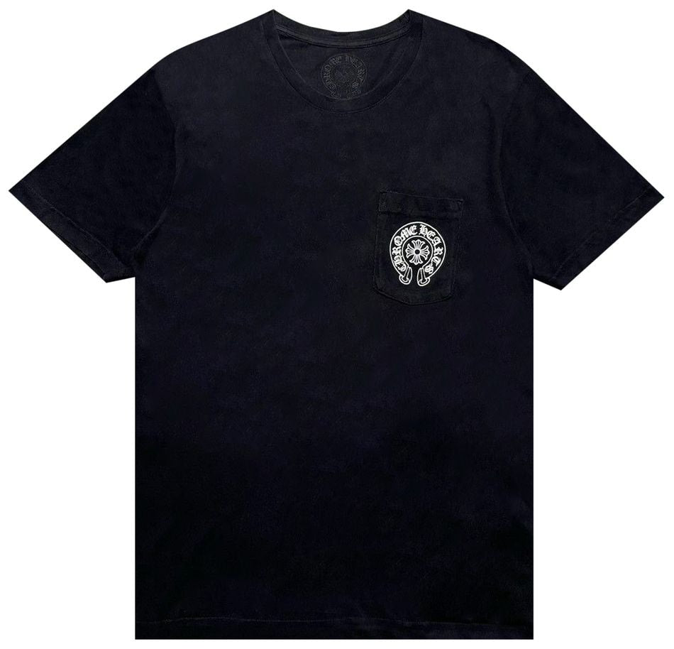 Chrome Hearts Hong Kong Horseshoe Pocket Tee Black
