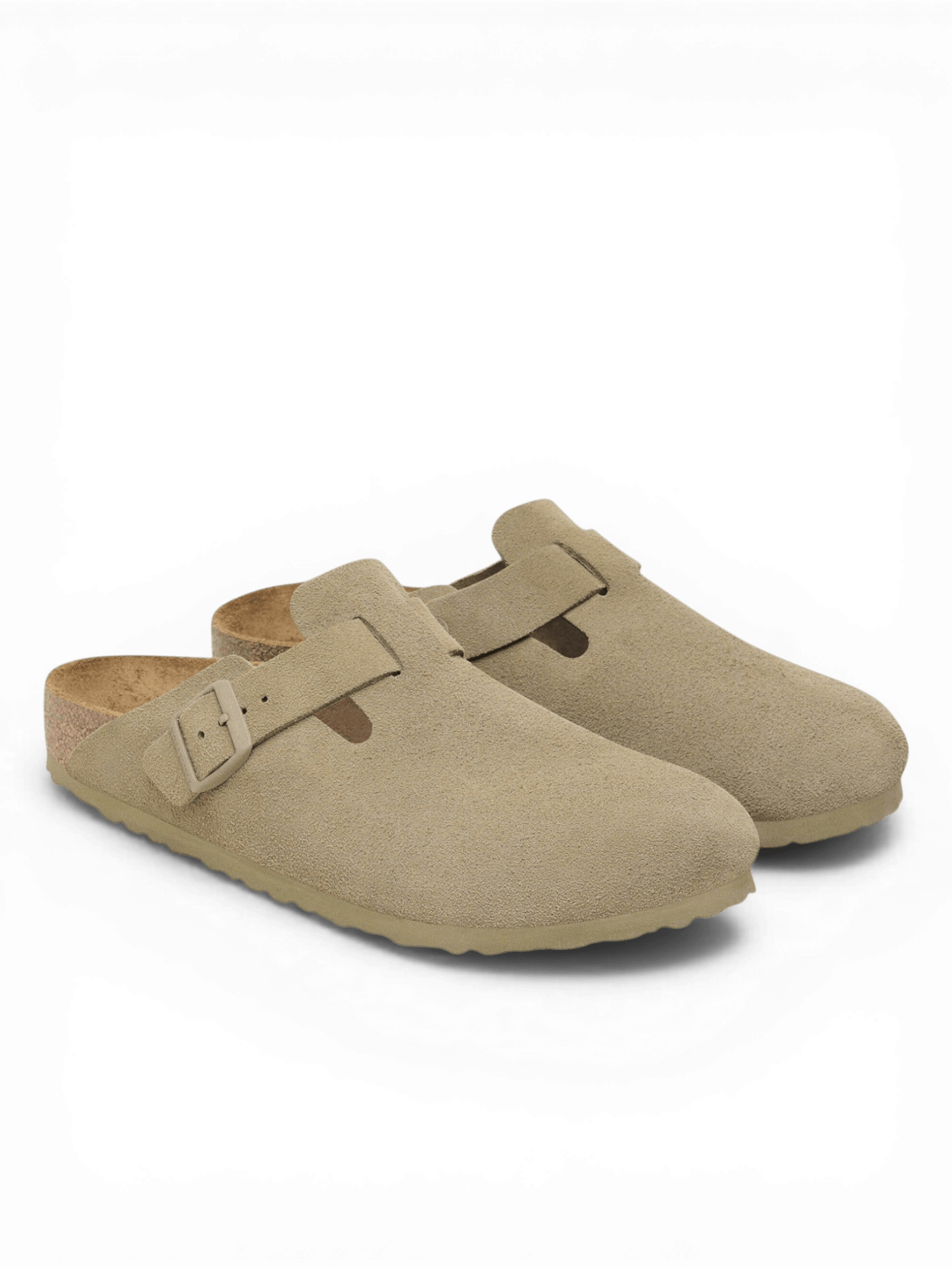 Birkenstock Boston Suede Khaki