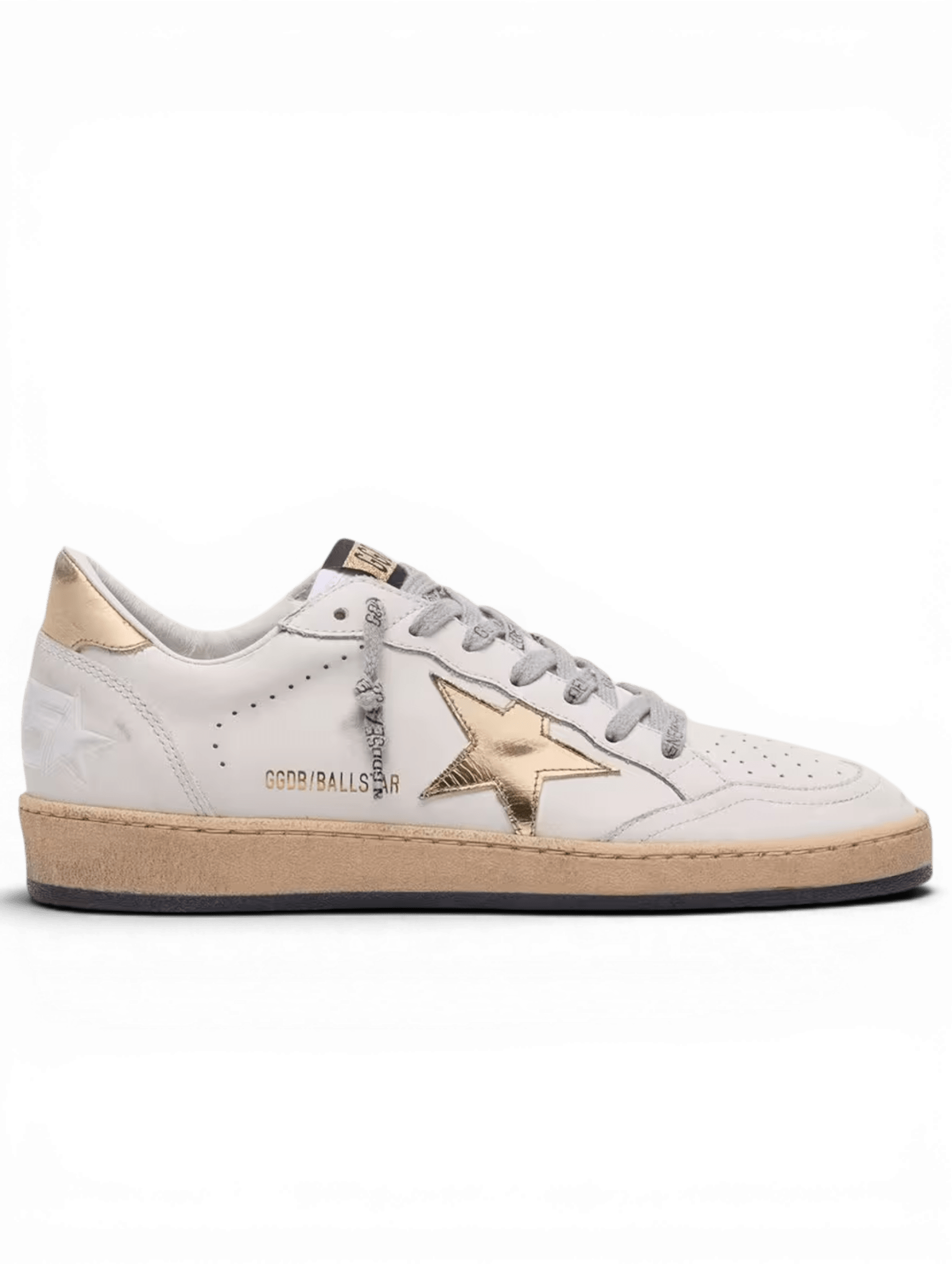 Golden Goose Ball Star Donna con stella e talloncino dorati
