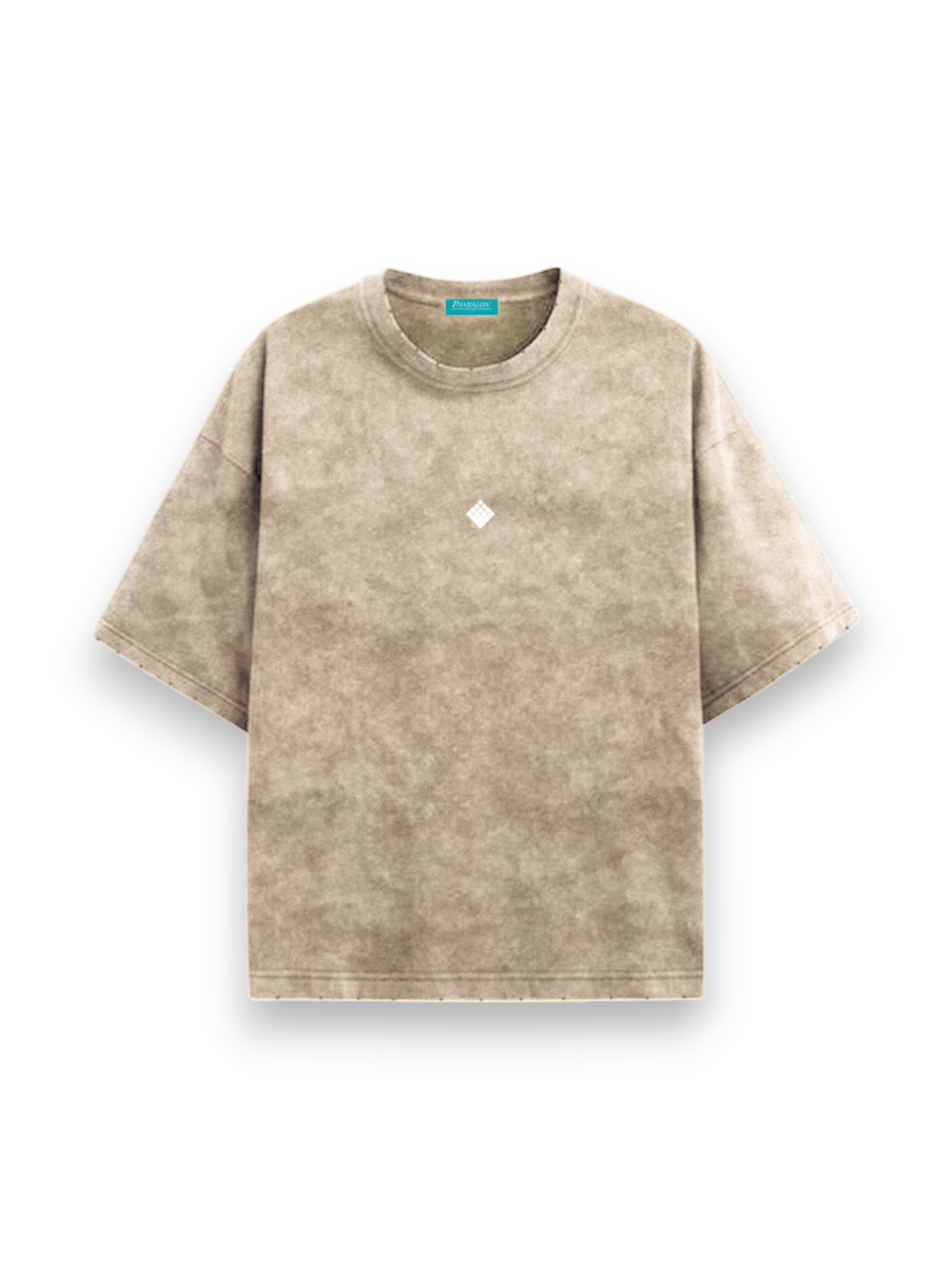 Pantalon Distressed Stone Washed T-Shirt Sand