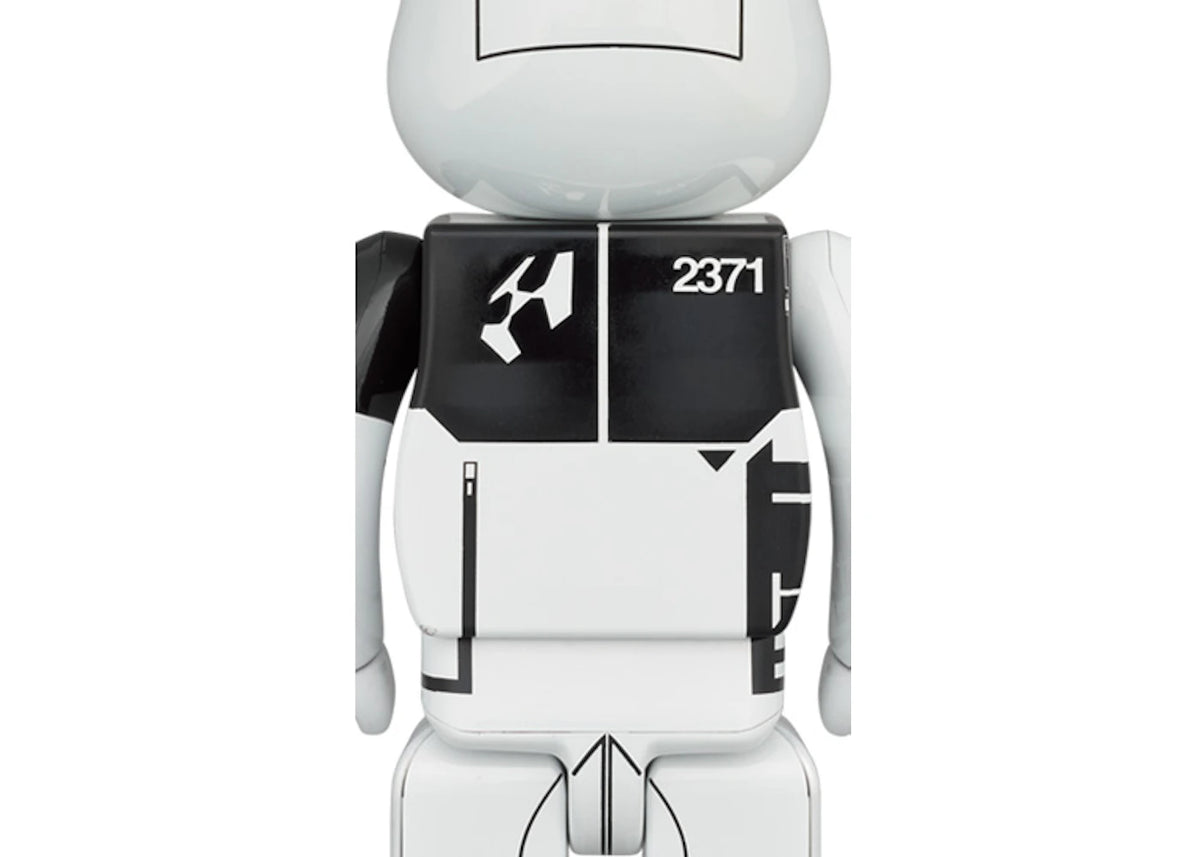 Bearbrick x Acronym 100% & 400% Set White Chrome