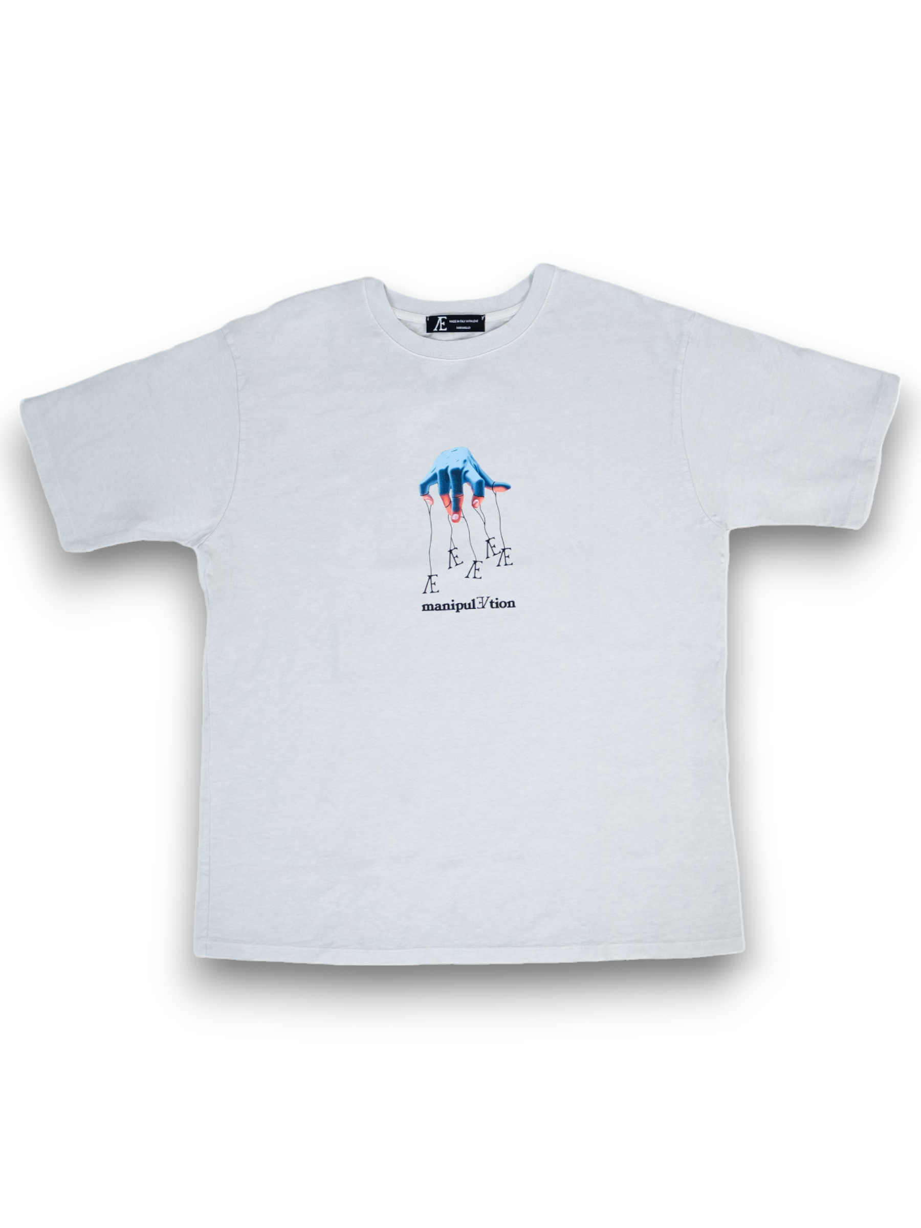 AEI-MAN Manipulation whiteT-shirt