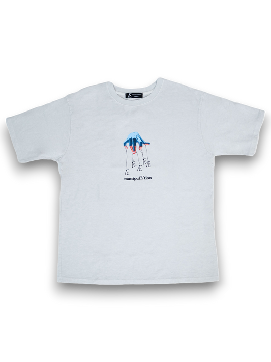 AEI-MAN Manipulation whiteT-shirt