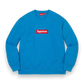 Supreme Box Logo Crewneck (FW22) Blue