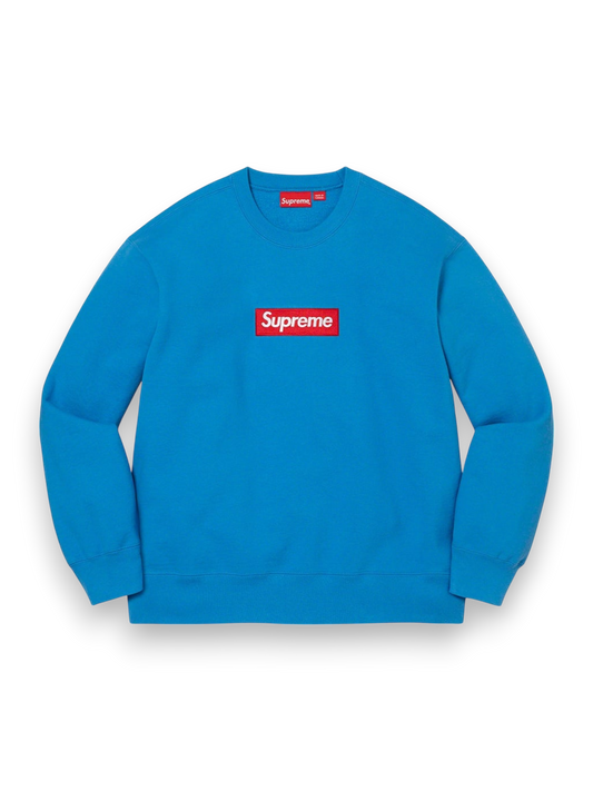 Supreme Box Logo Crewneck (FW22) Blue