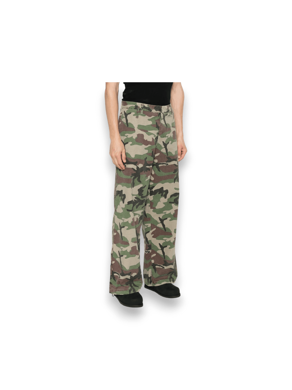 STAY HUMAN ON EARTH RIPSTOP SUPEROVER CARGO TROUSERS