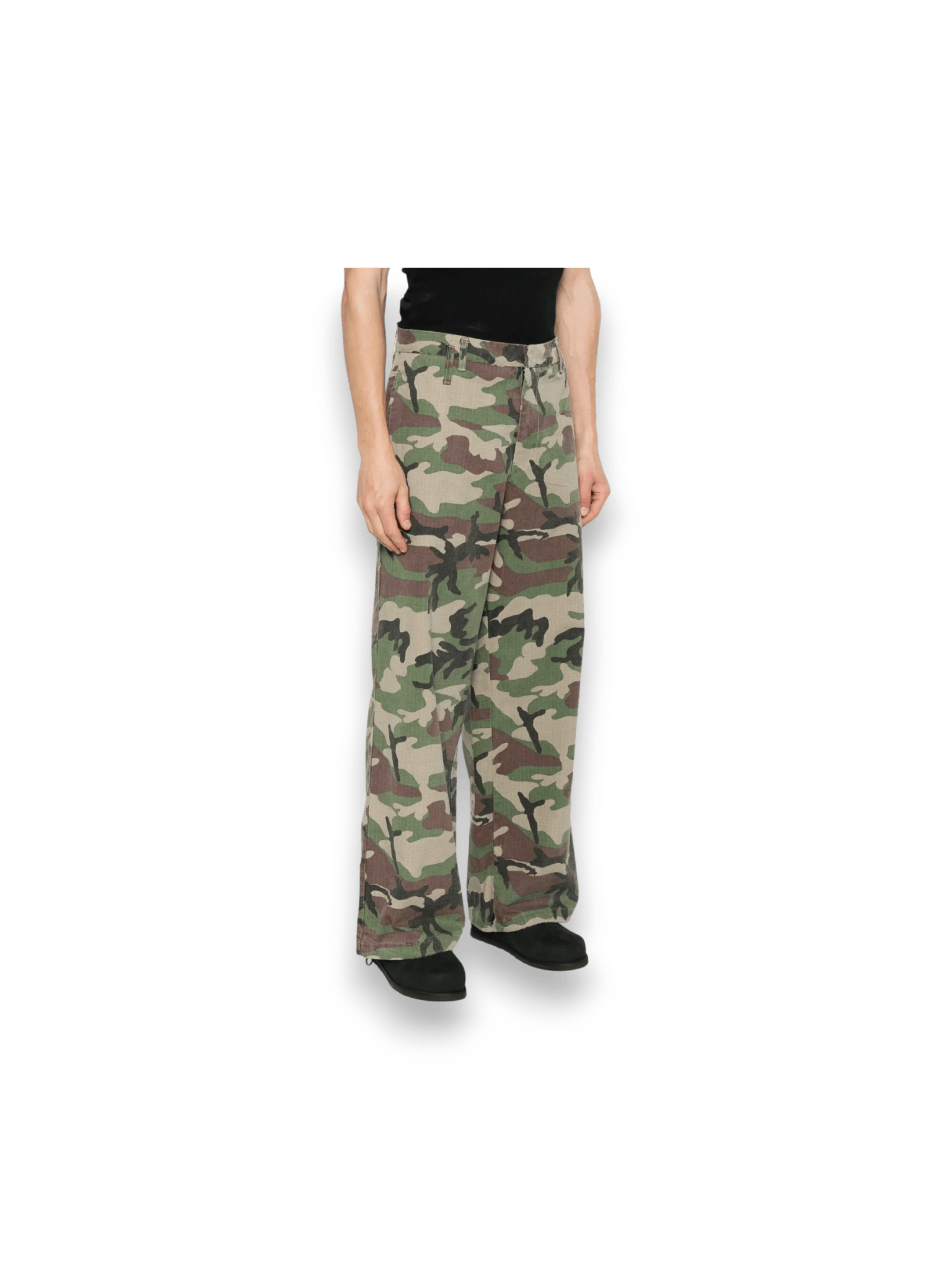 STAY HUMAN ON EARTH RIPSTOP SUPEROVER CARGO TROUSERS