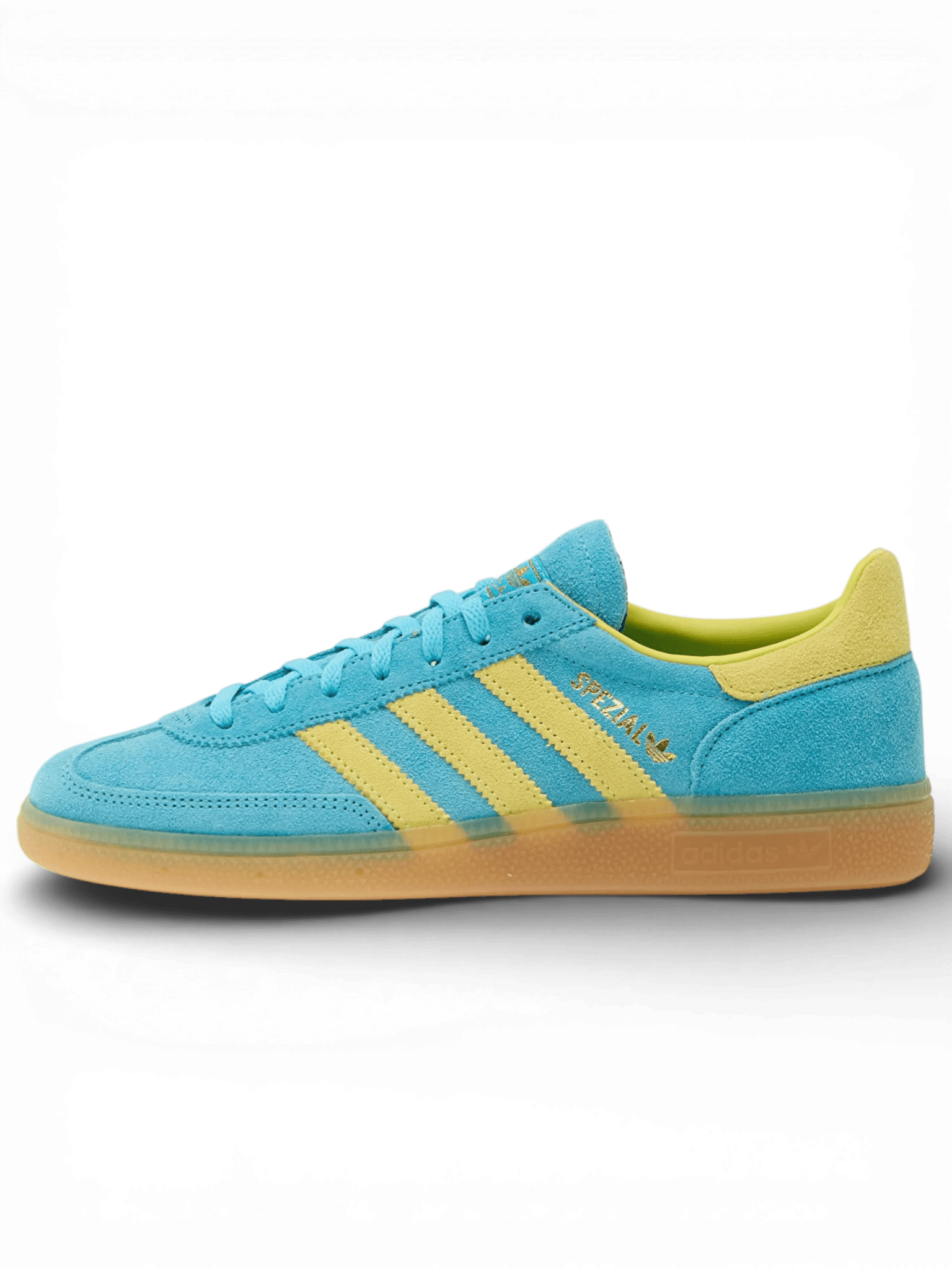 adidas Handball Spezial Blue Glow Bright Yellow (Women's)